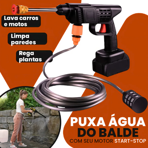 Lavadora Lava Jato Portátil Pressão  + Kit Limpeza Vonix
