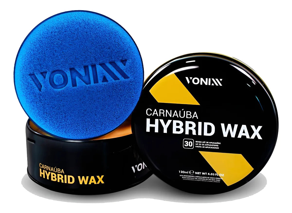 Cera Hybrid Wax 120ml Carnaúba Automotiva Protetora Vonixx