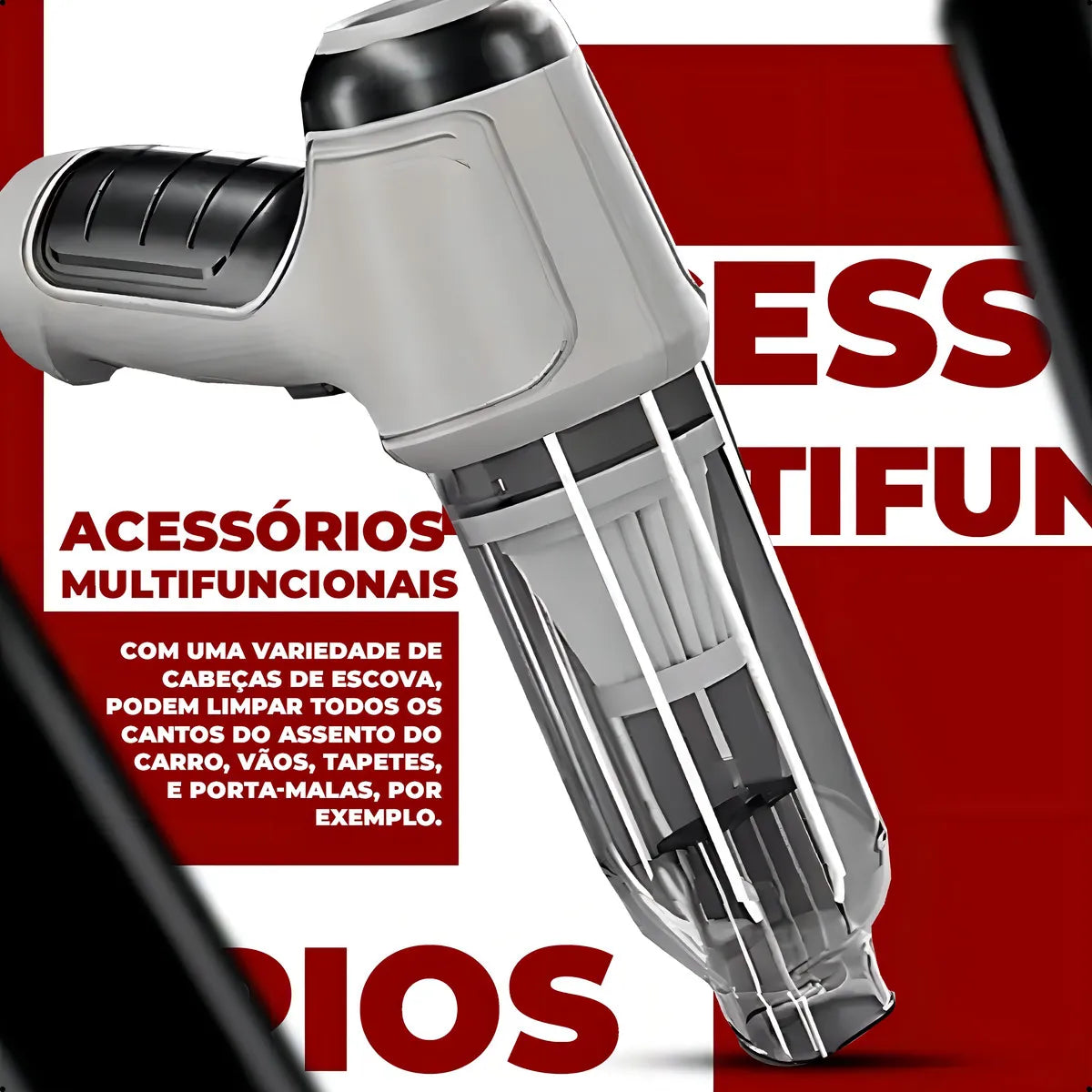 Aspirador De Pó Mini Soprador 3em1 Usb Refil Portátil Recarregável